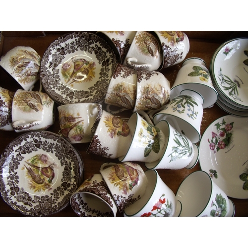 40 - Palissy Games Series tea set and an English bone china tea set decorated with wild flowers