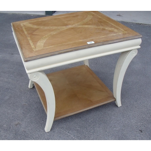 291 - Regency style occasional table with under tier