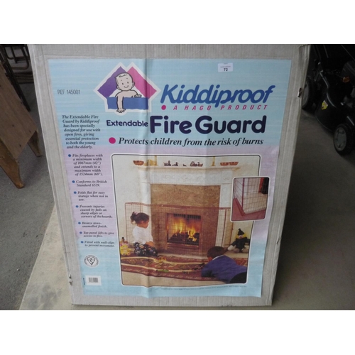 59 - Extendable fire guard made by kiddiproof products