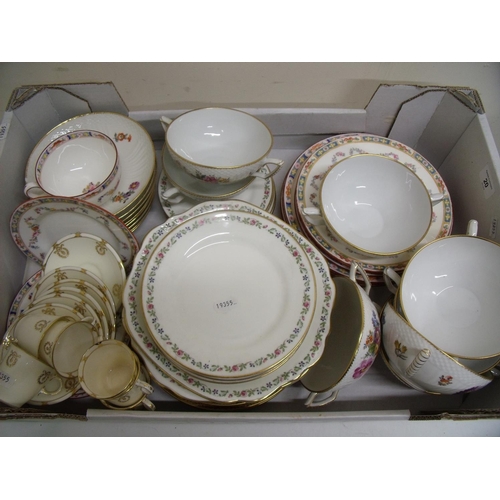 20 - Royal Copenhagen part dinner service including  twin handled soup bowls, and a selection of various ... 