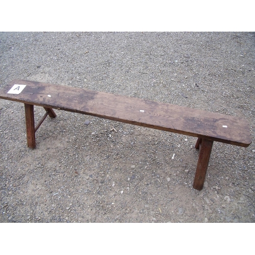 337 - 19th C pine bench