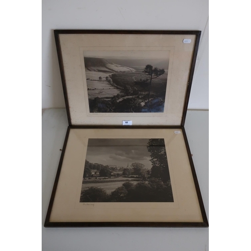 60 - Pair of interwar photographs 'Pickering' and 'Saltersgate'