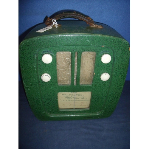 287 - Green Defiant radio circa 1956