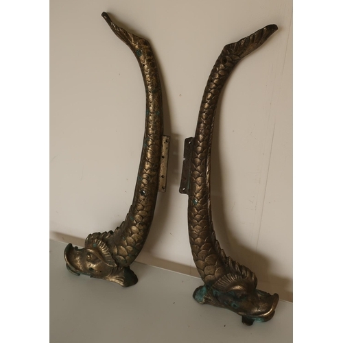 7 - Early-mid 20th C cast brass fountain mounts