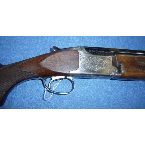 476 - Miroku 12 bore over & under GRII Model 3 800 single trigger ejector shotgun with 28 inch barrels, ch... 