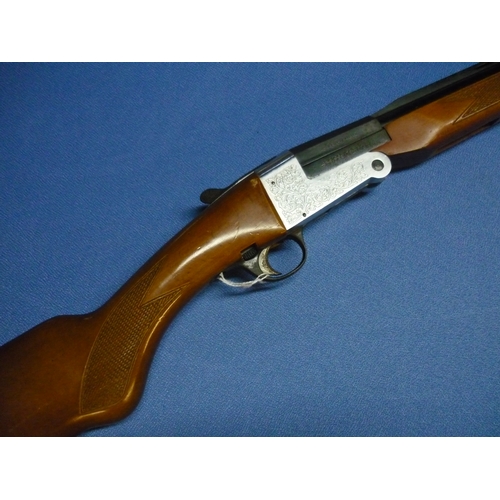 502 - Italian Lincoln 20 bore folding single barrelled shotgun with 28 inch barrel and 14 inch stock, seri... 