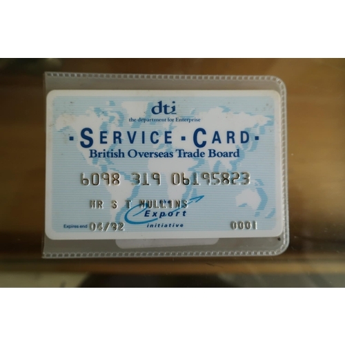 127 - DTI Department for Enterprise Service Card for British Overseas Trade Board, one early example of a ... 