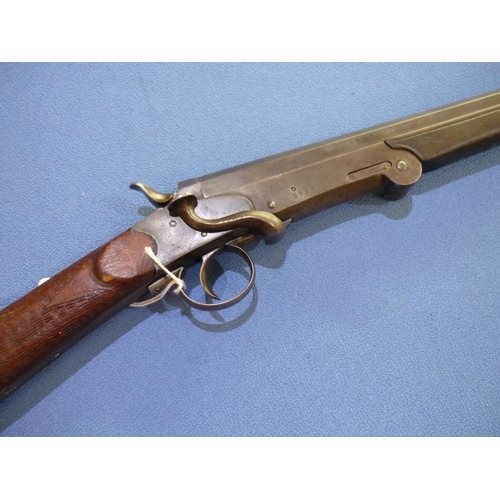 507 - Belgium side lever opening 20 bore single barrel shotgun with 25 inch barrel, serial no. 5557 (shotg... 