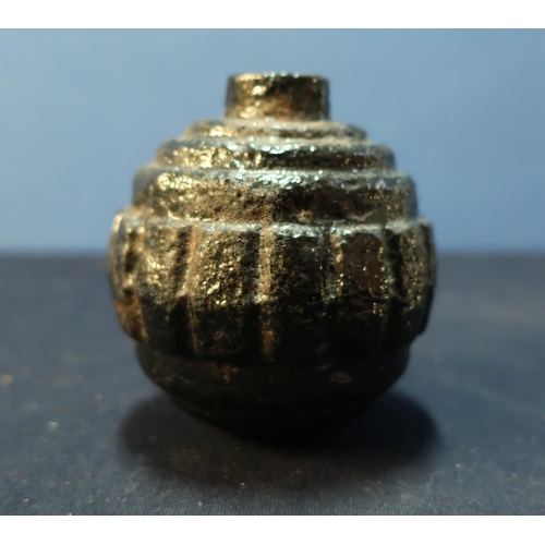 198 - Early circa WWI period Kugel hand grenade