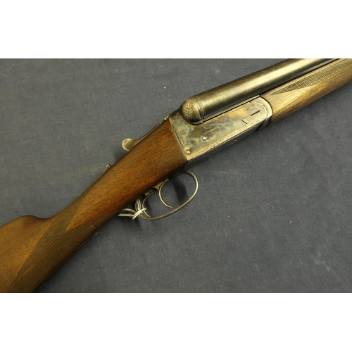 478 - Jabali 12 bore ejector side by side shotgun with 25 inch barrels and 14 inch straight through stock,... 