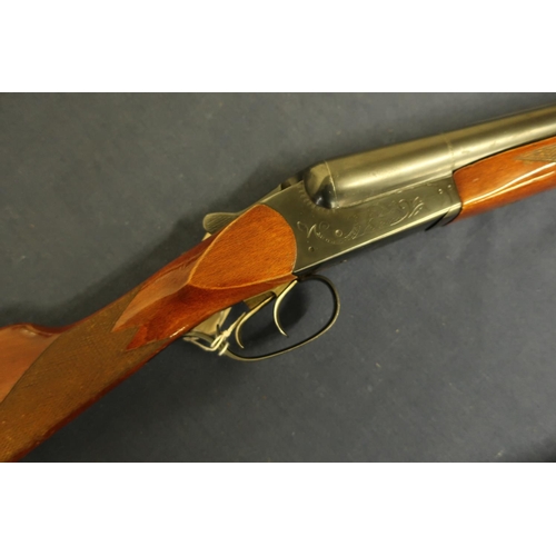 488 - Baikal 12 bore side by side shotgun with 28 1/2 inch barrels, serial no. H10342 (shotgun certificate... 