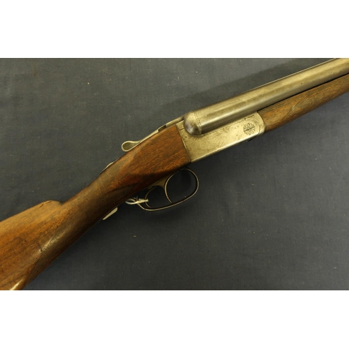 501 - Fabrique Nationale 12 bore side by side ejector shotgun with 27 1/2 inch barrels and 14 inch straigh... 