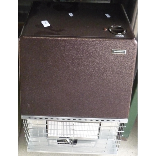 21 - Premiere gas heater with gas bottle
