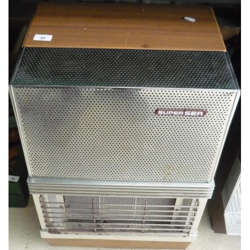 22 - Superser gas heater with bottle