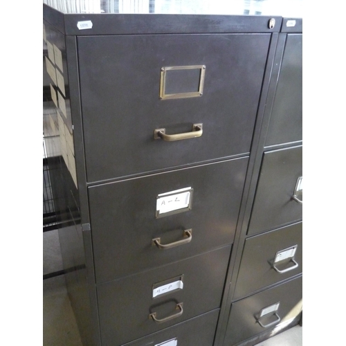 62 - Four drawer metal filing cabinet