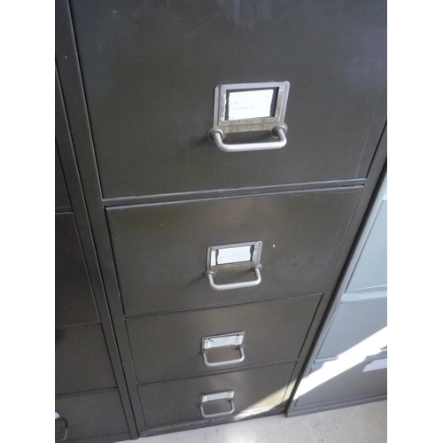 63 - Four drawer filing cabinet