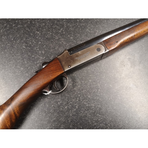 475a - Webley & Scott 12 bore single barrel shotgun with 30 inch barrel and 14 1/2 inch stock, with Webley ... 