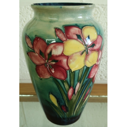 1 - Signed WM Moorcroft vase 'Spring Flowers' (22cm high)
