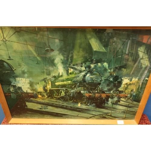 31 - Framed and mounted Cuneo print of The Great Marques (79cm x 56cm)