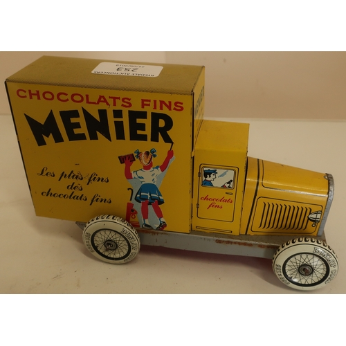 253 - Tin-plate toy truck