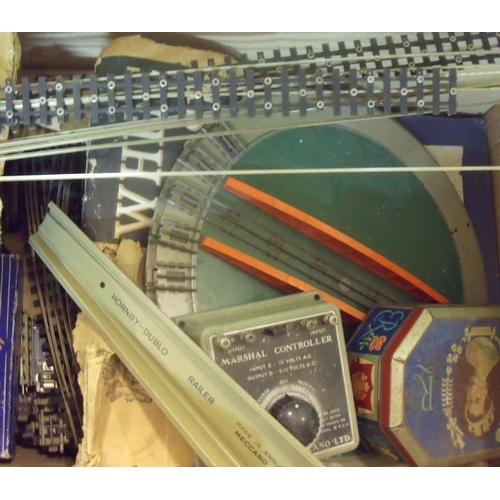 46 - Selection of various OO gauge track, points, turntable, Marshall Controller etc