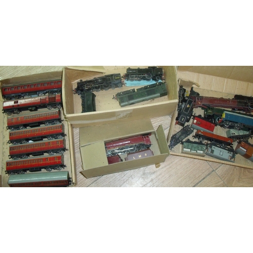 49 - Large selection of various OO gauge locomotives and rolling stock including the Duchess of Montrose ... 