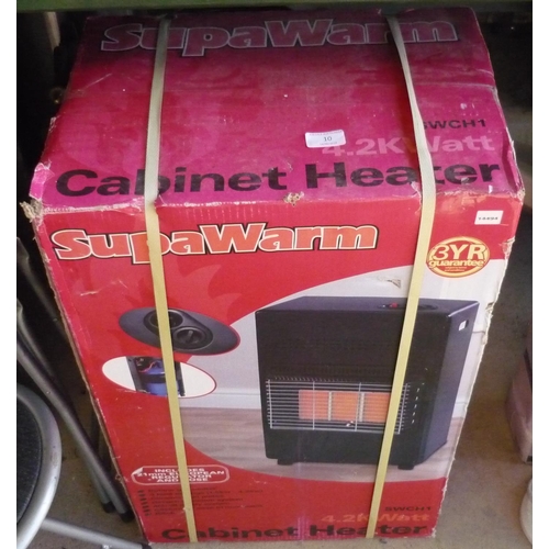 10 - Super Warm 4.2 kilowatt cabinet heater