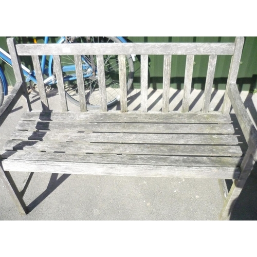 127 - Wooden garden bench