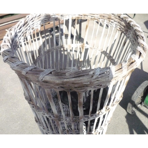 128 - Extremely large wicker basket