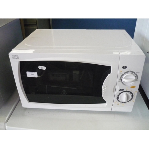 64 - Small microwave