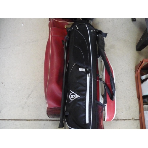 89 - Three sets of golf clubs in bags