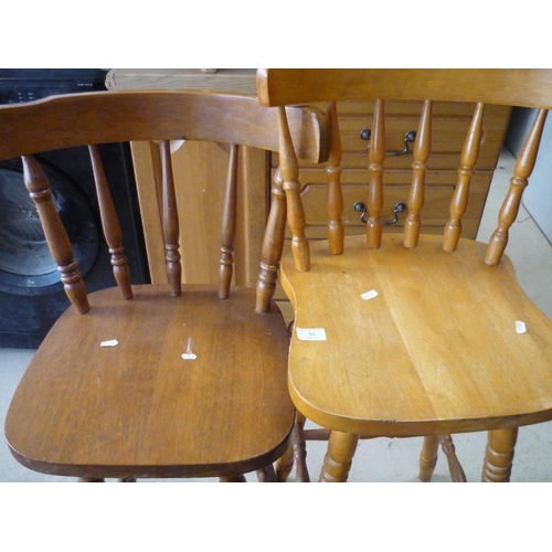 94 - Two pine bar stools