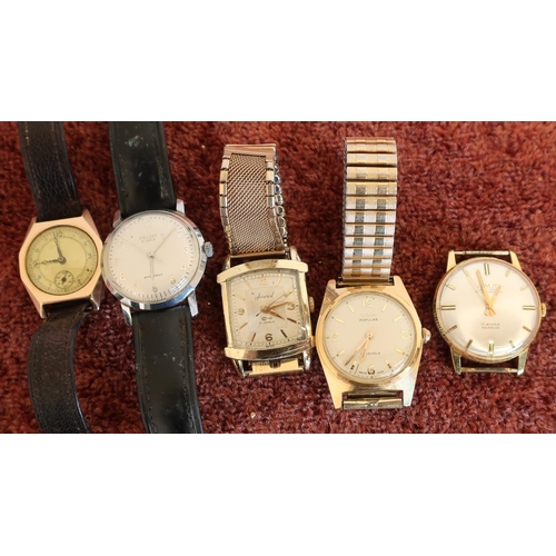 248 - Selection of various gents wristwatches including Roamer, Limit etc (5)