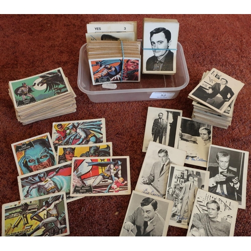 52 - Selection of various chewing gum cards, including Batman and The Man from UNCLE