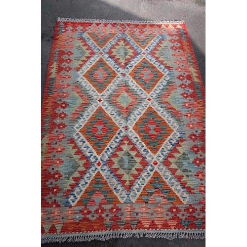 573 - Vegetable dye wool Chobi Kelim (123cm x 80cm)