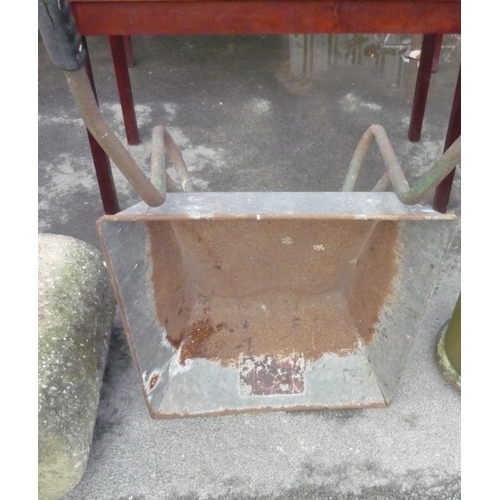 116 - Galvanized wheelbarrow