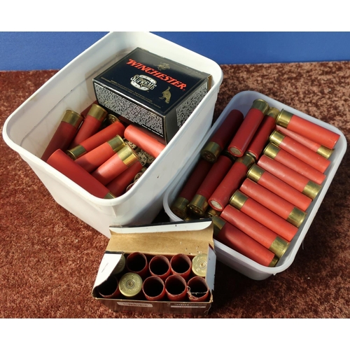 678 - Large quantity of 10 bore shotgun cartridges including Bismuth No TOX, 5 Winchester 10 Bore 3 1/2 in... 