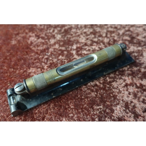 93 - J Rabone & Sons of Birmingham England military issue spirit level marked with broad arrow mark