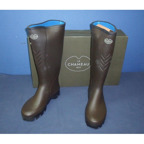 399 - Boxed as new ex-shop stock Le Chameau wellies size 12