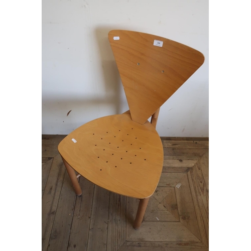 388 - Modern light wood designer type chair