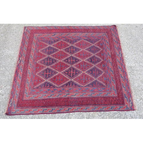 434 - Gazak rug (132cm x 122cm)