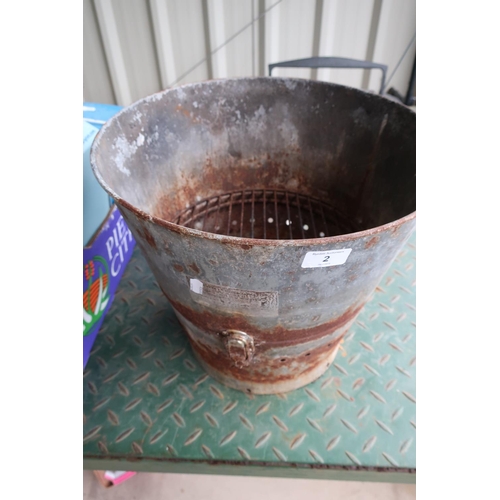 2 - Unusual vintage (fire) bucket