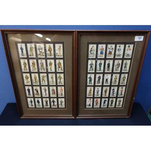17 - Two framed Players Cigarettes, Volunteer Force and Regimental Cigarette Cards