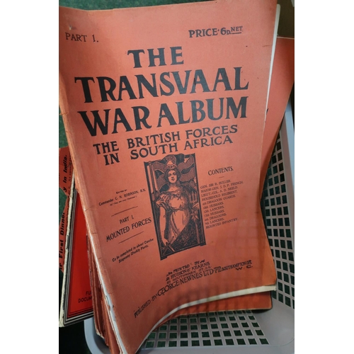 68 - Selection of Transvaal War Albums from George News Ltd, The Second Great War, and other similar maga... 