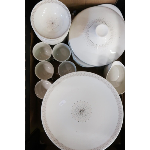 101 - Comprehensive Royal Doulton 'Morning Star' No. TC1026 dinner and coffee service (2 boxes)