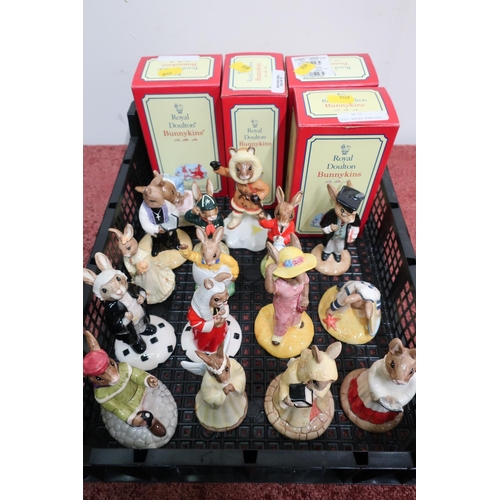 114 - Twenty Royal Doulton Bunnykins figures (sixteen unboxed and four boxed)