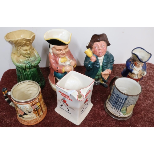 424 - Beswick limited edition tankard No. 4078/15000 , J. Shaw & Sons limited England Burlington Ware Toby... 