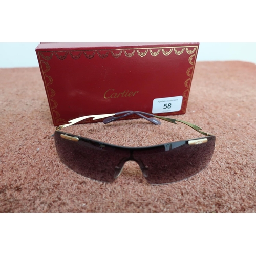 58 - Pair of Cartier sunglasses