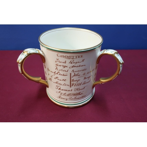 104 - Coalport Tig mug with gilt detail 'A memento of the South African campaign 1899 - 1900 In Recognitio... 
