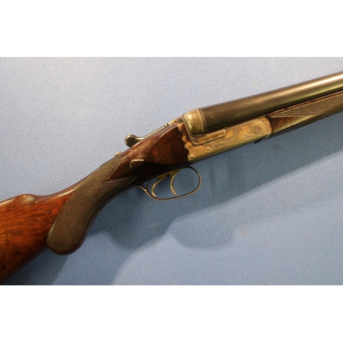 580 - William Ford of 15 Saint Mary's Road Birmingham, 12 bore side by side ejector wild-fowling shotgun, ... 